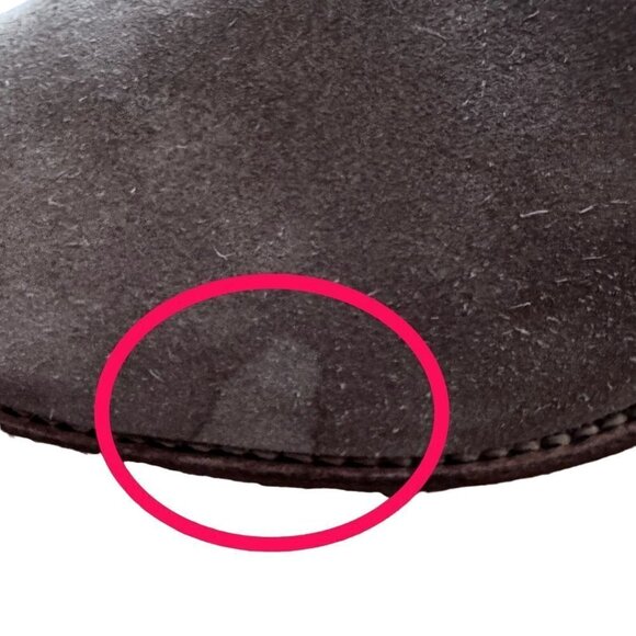 Madewell Suede Ankle Boots Womens 7.5 The Reagan Slip On 2.5" Block Heel Taupe - Picture 10 of 10